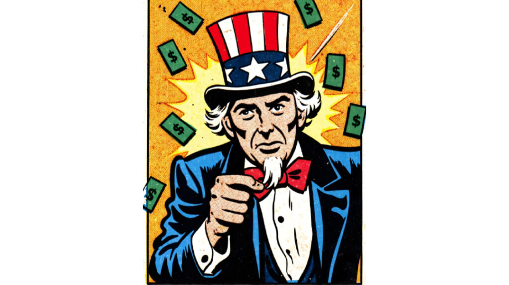 Uncle Same Illustration